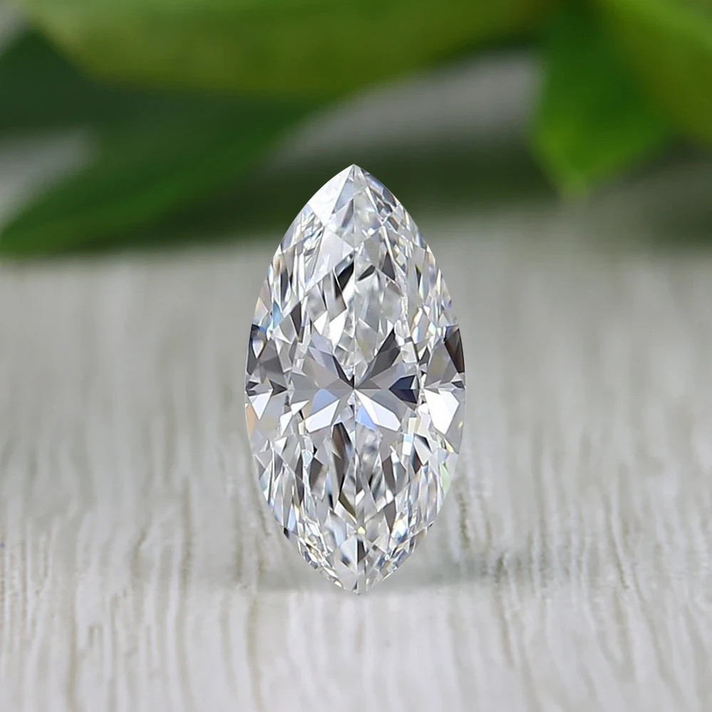 2.50 CT Natural White Diamond Marquise Cut VVS1 D Grade IDGL Certified AS2