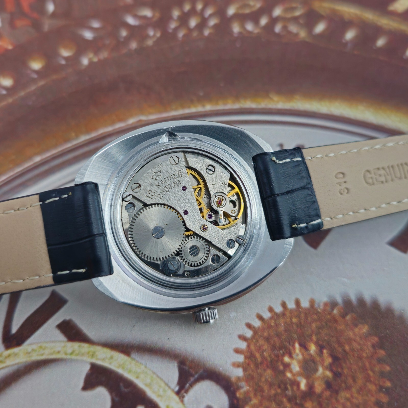 Vintage WATCH USSR RAKETA Big Zero 2609.HA Rare SOVIET Mechanical Wristwatch