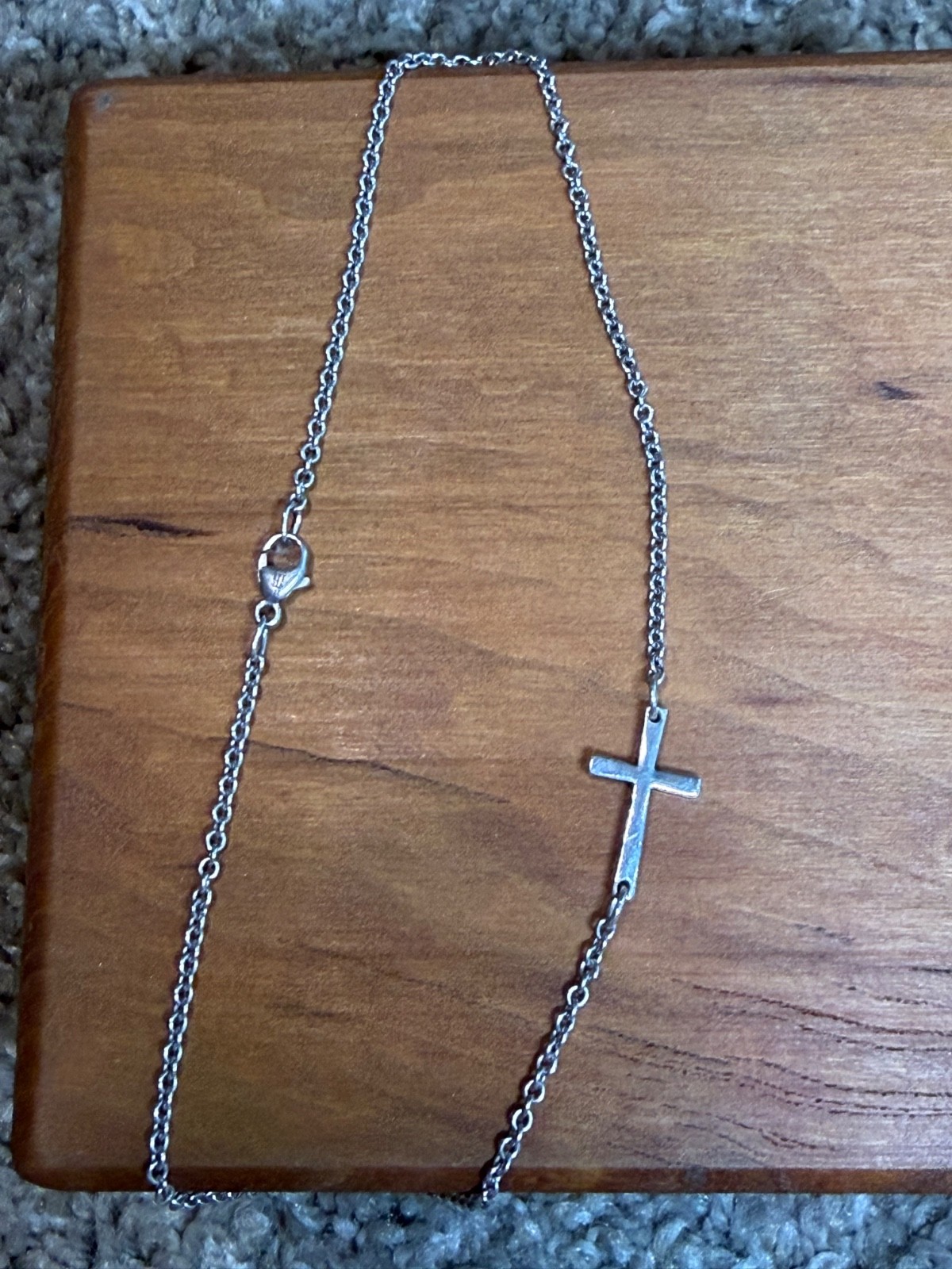 James avery horizon cross anklet 12”