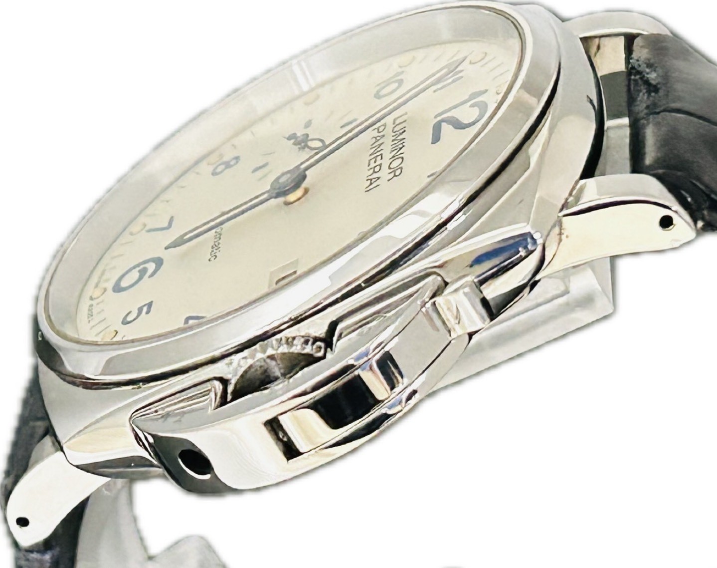PANERAI Luminor Due 3Days Acciaio OP7169 PAM00906 Mens Watch Excellent A7098
