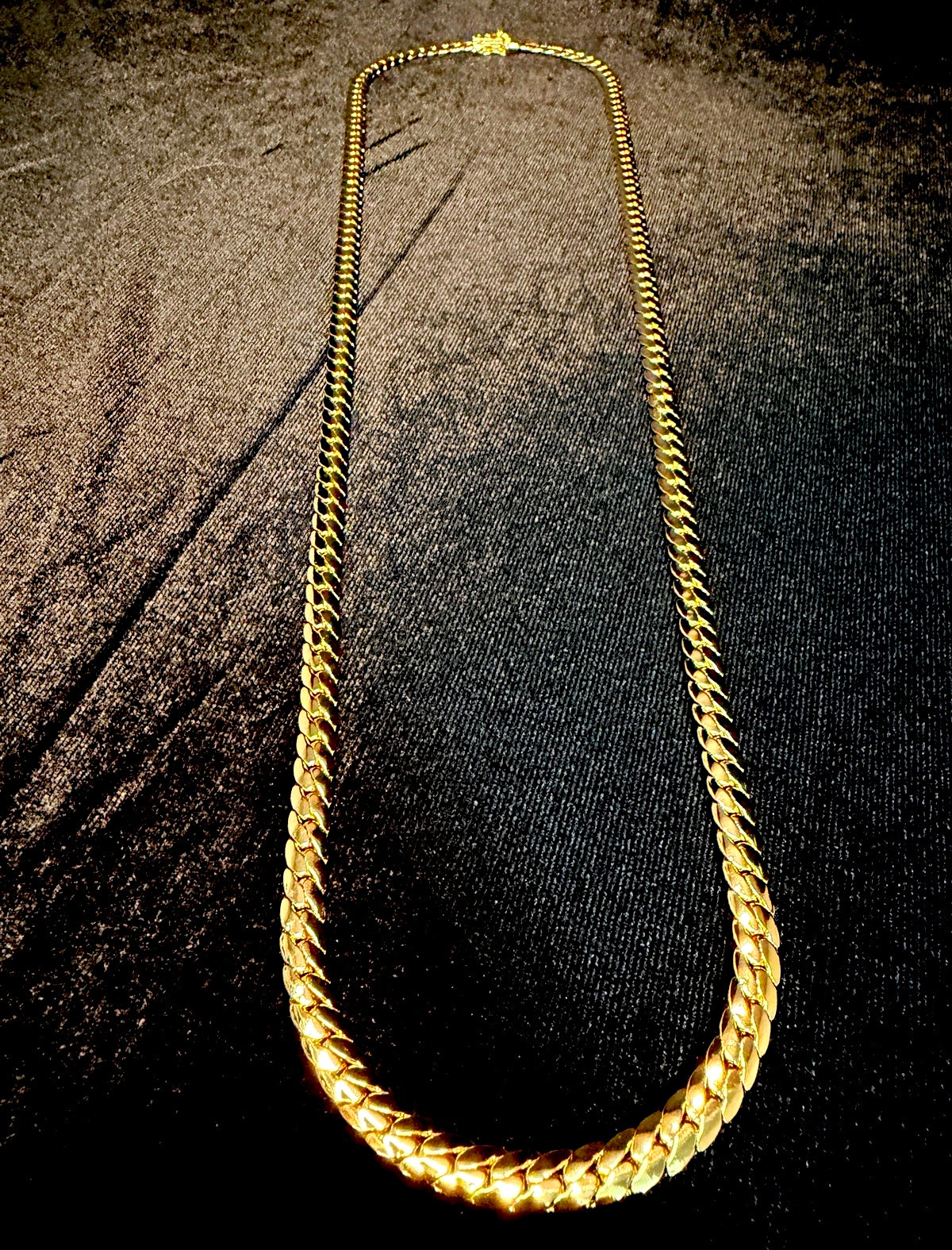 Miami Cuban 30in 6MM 14K Gold Filled Necklace W/Box Lock. BRAND NEW