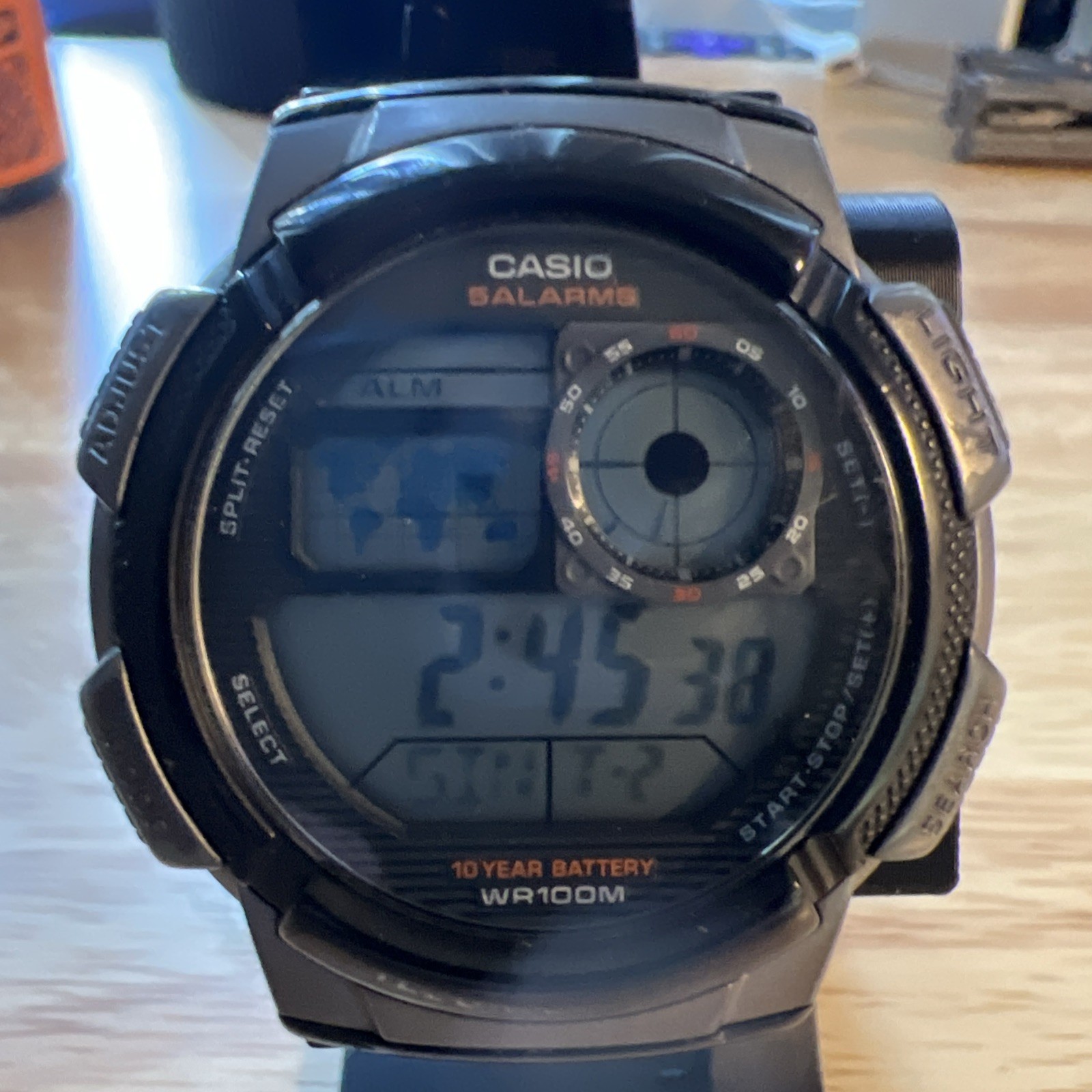 CASIO AE-1000W-1B Digital Watch Black Men’s Brand Multifunction Classic Popular