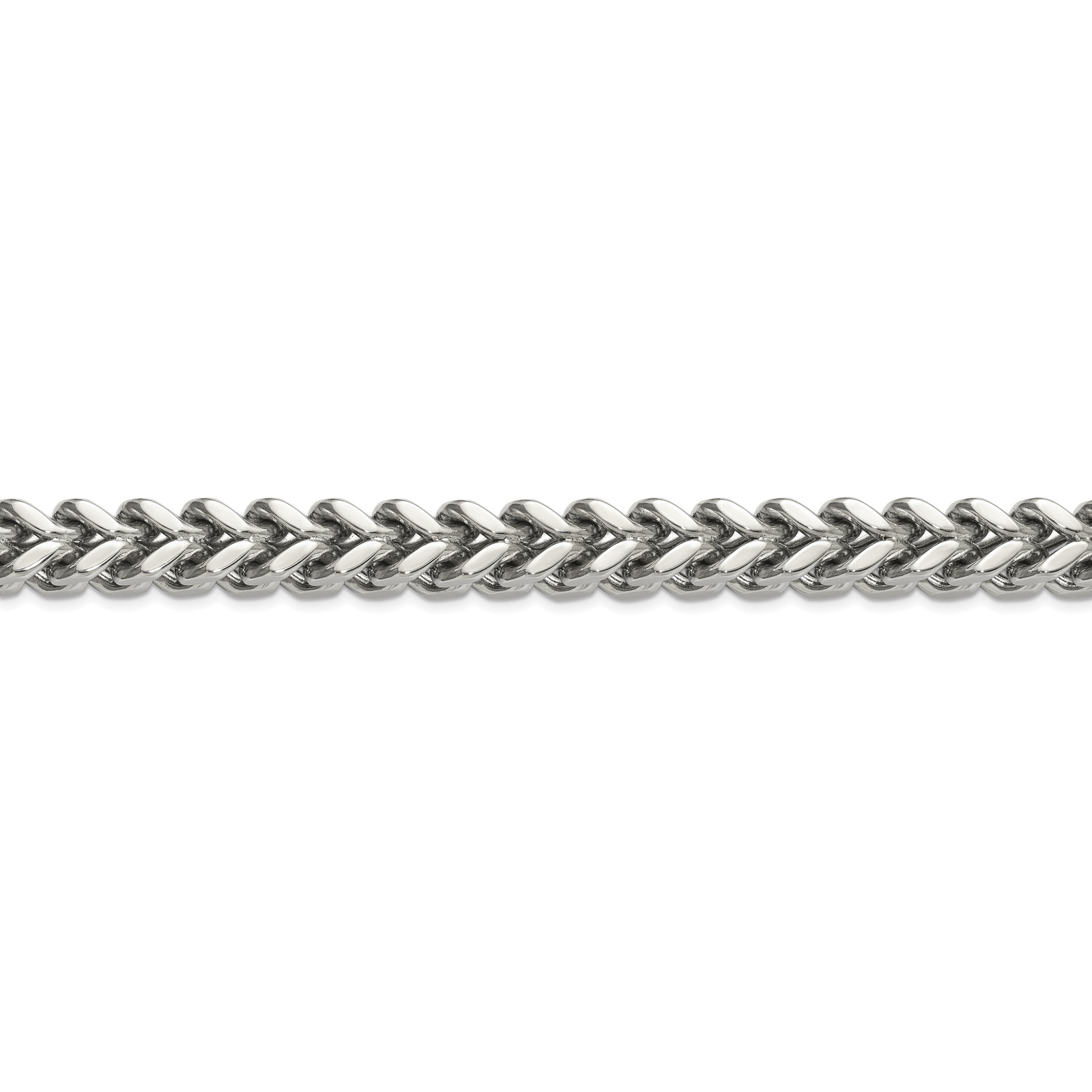 Chisel Stainless Steel Polished 9.5 inch Heavy Wheat Bracelet SRB825