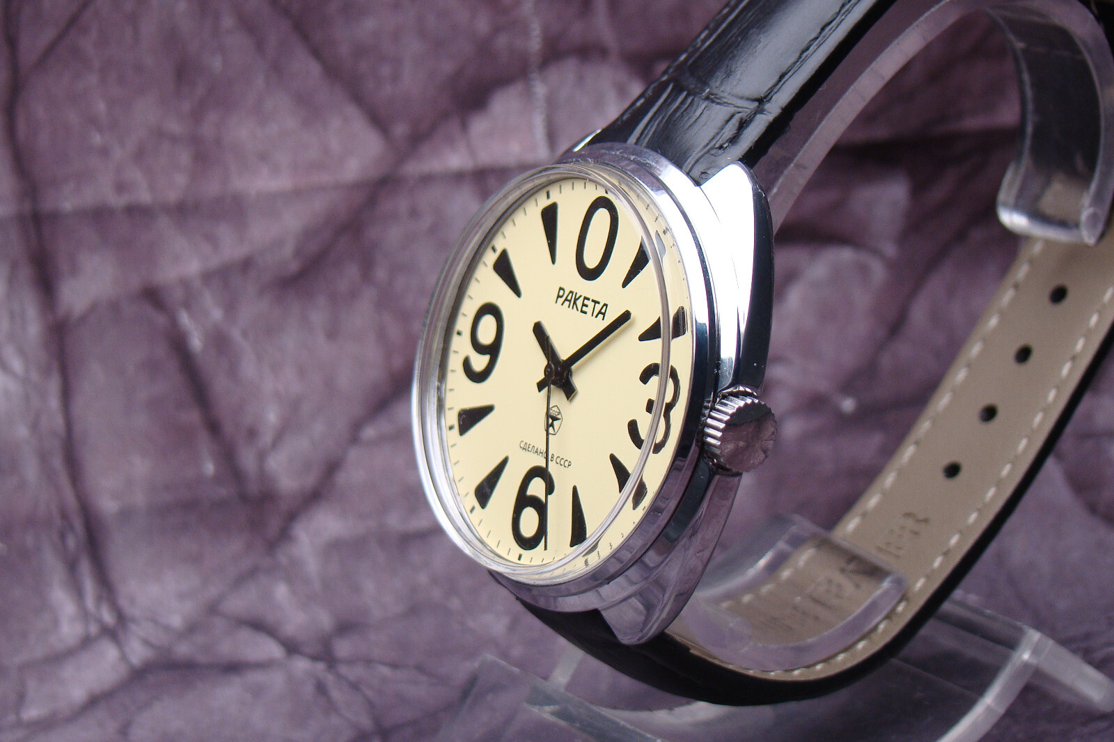 RAKETA BIG ZERO RUSSIAN SOVIET USSR CLASSIC MECHANICAL WATCH 80s excellent 9