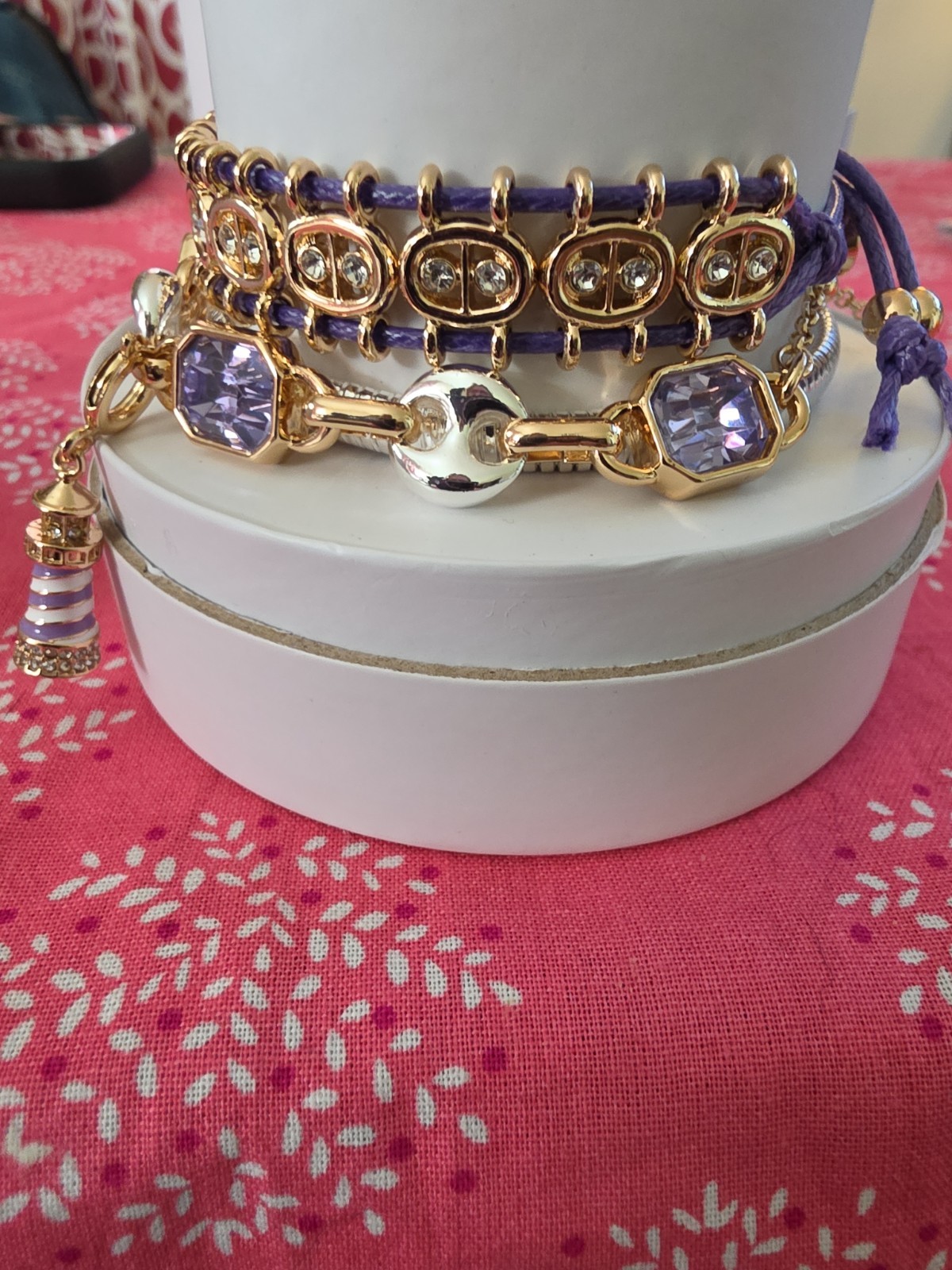 Ring Bomb Party Summer Stacks 2026 ST57026 “Anchored In Light” Silver/Gold