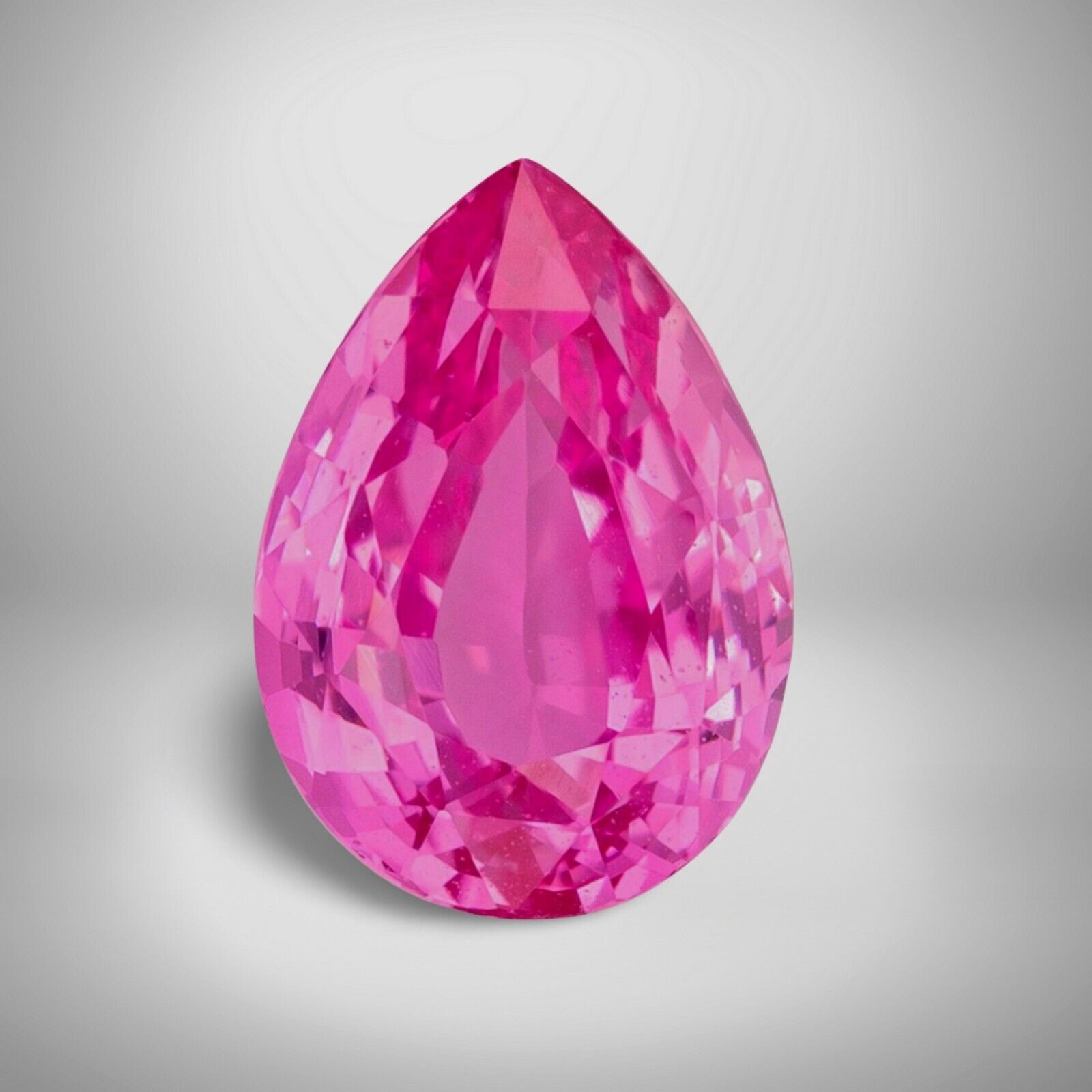 Pink Sapphire Pear Cut Gemstone 2 Cts – 9×6 mm Calibrated Loose Gem #