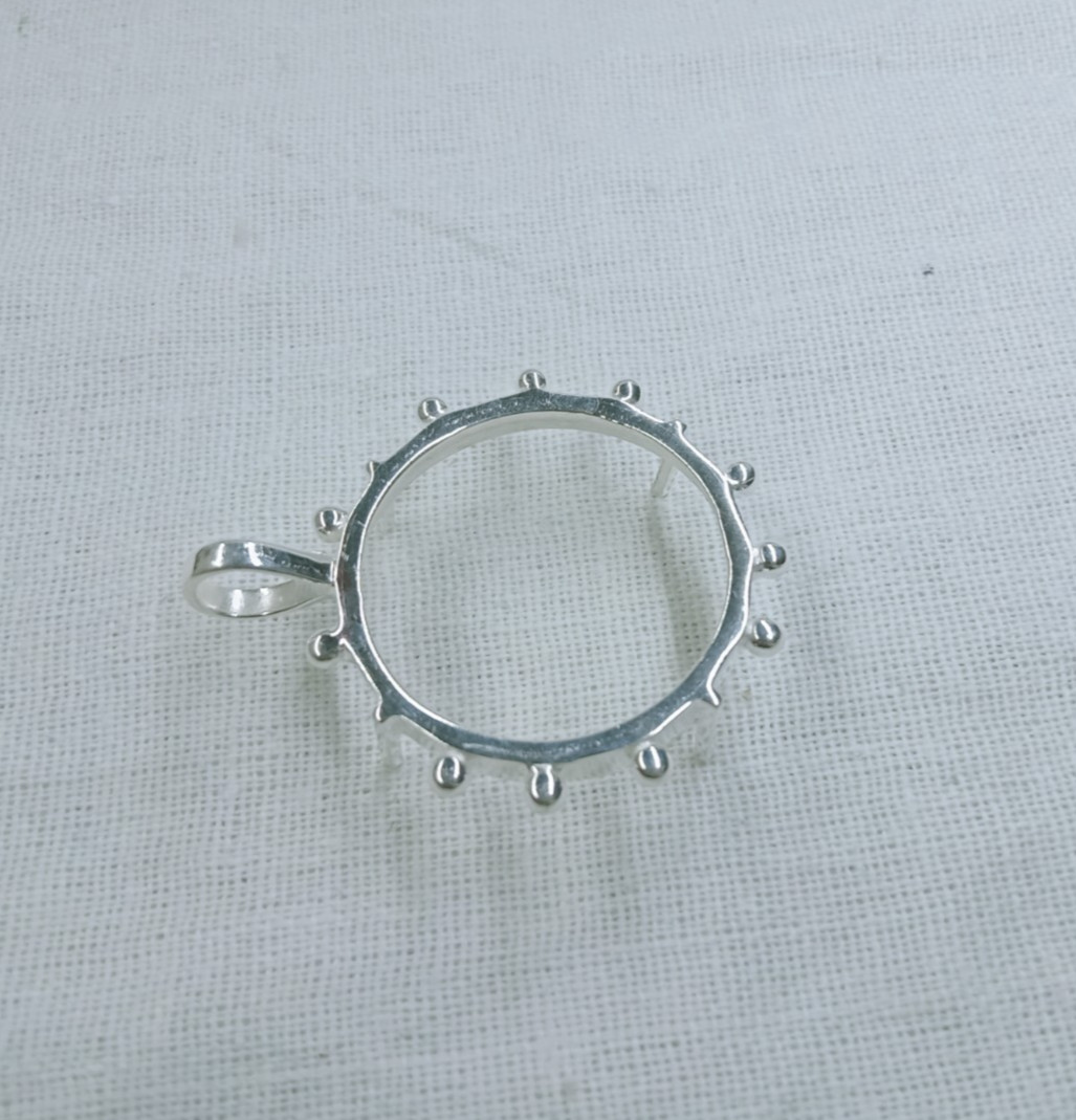 925 Sterling Silver Bezel Cup, Bezels For Coin, Silver Holder For Coin Jewelry