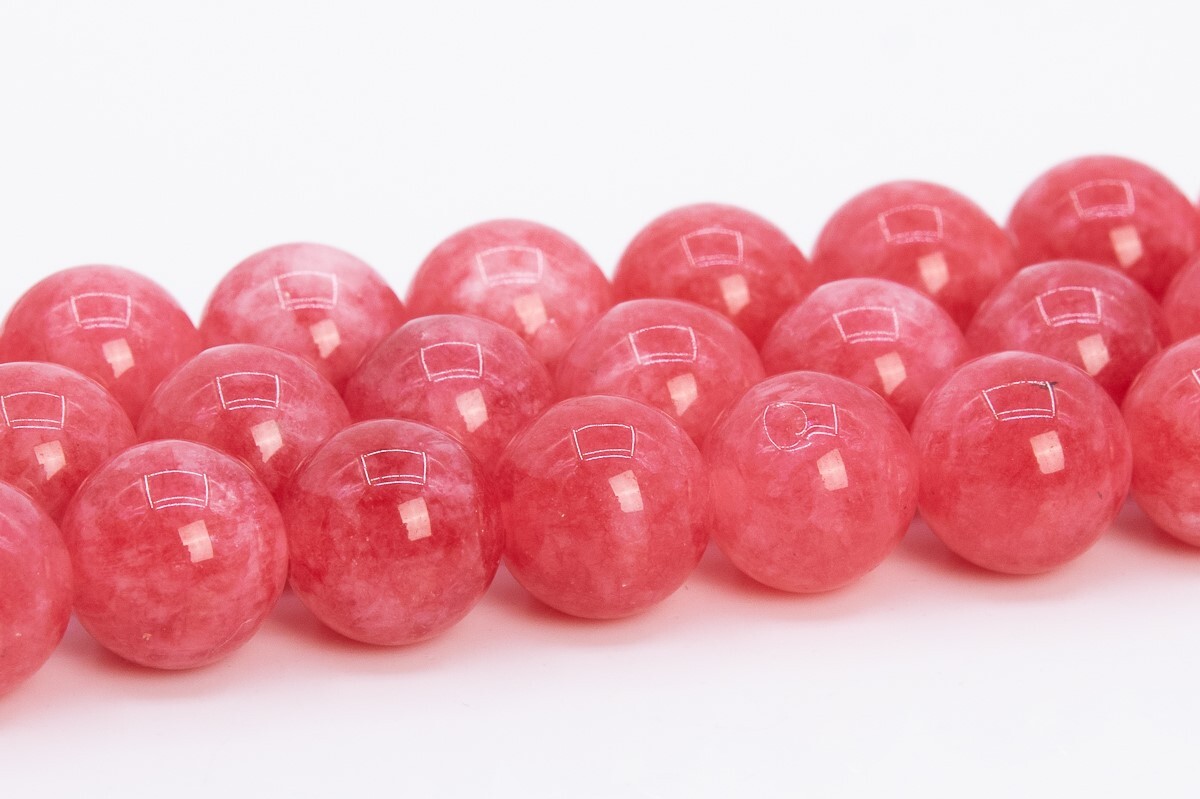 Quartz Beads Rhodochrosite Red Color Grade AAA Round Loose Beads 6/8/10/12MM