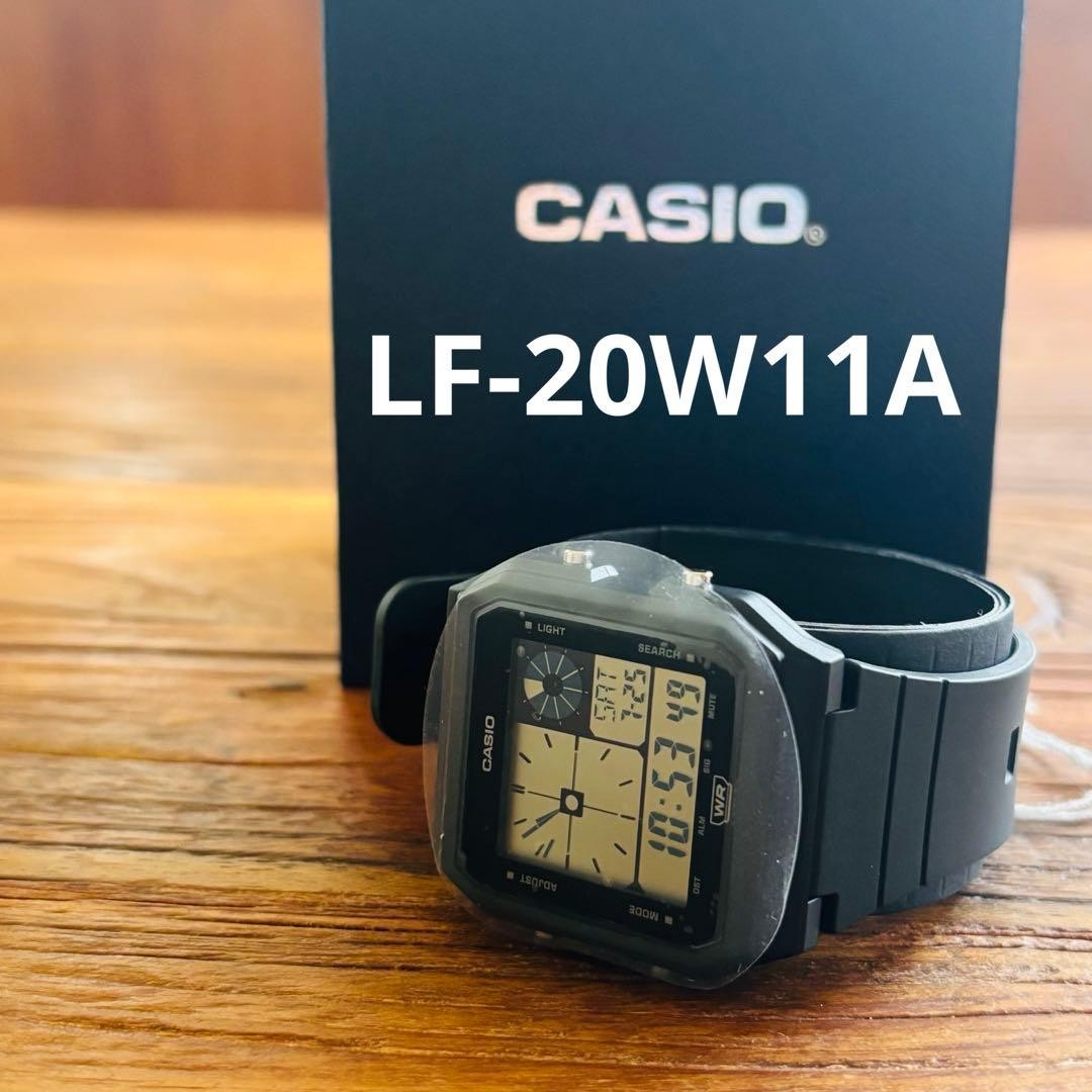 Casio LF 20W 1A digital analog black with box and brand