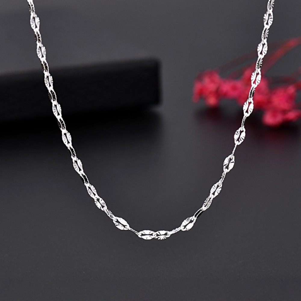 18″-30″ Unisex 925 Sterling Silver 2mm Wide Link Chain Necklace #N278