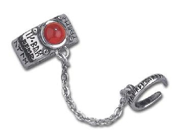 Saxon Touchstone Slave-Ring Pewter RS5 Alchemy Gothic