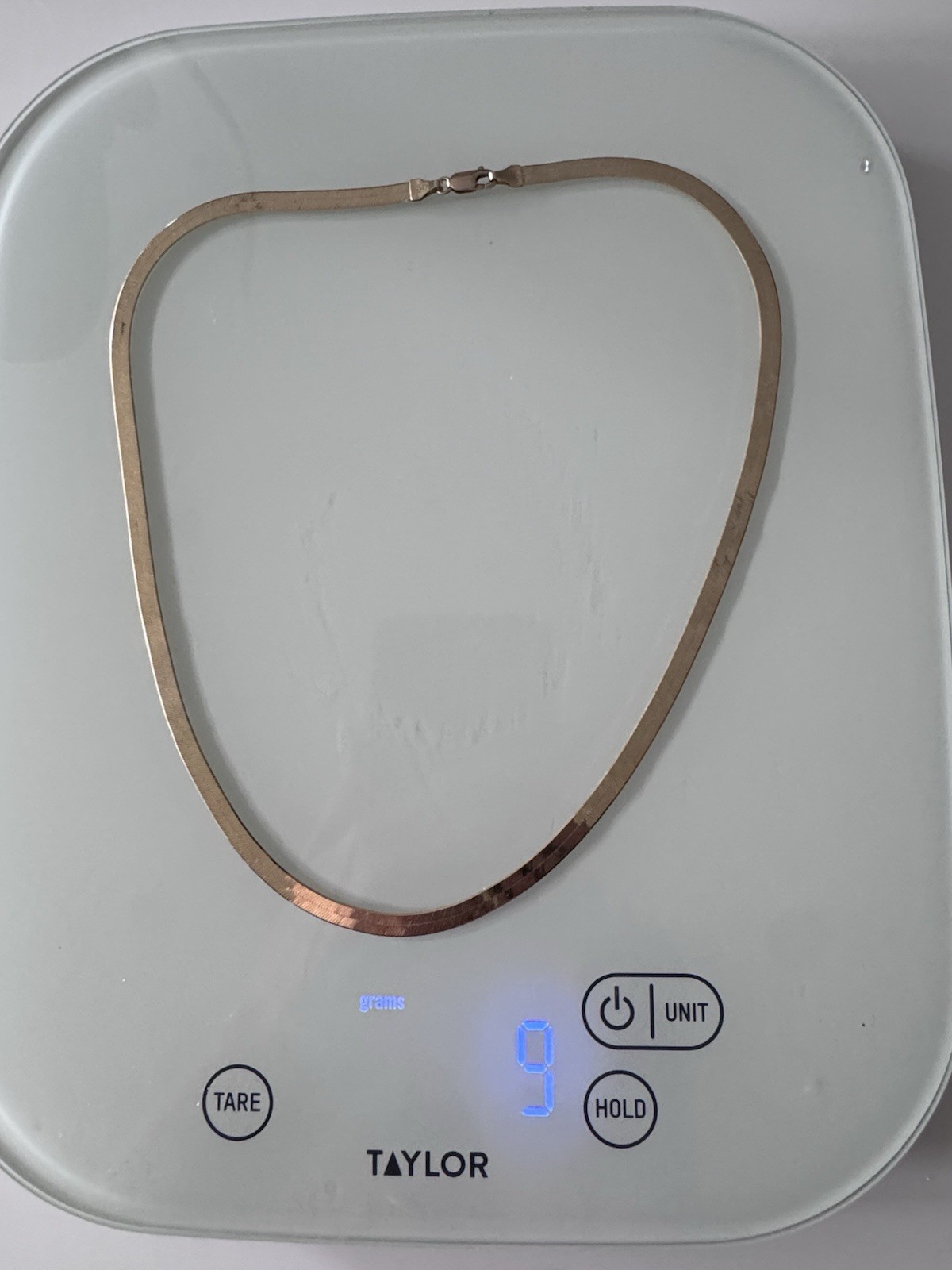 14k 20 Inch 5 mm Herringbone Necklace 9 grams Made In Italy