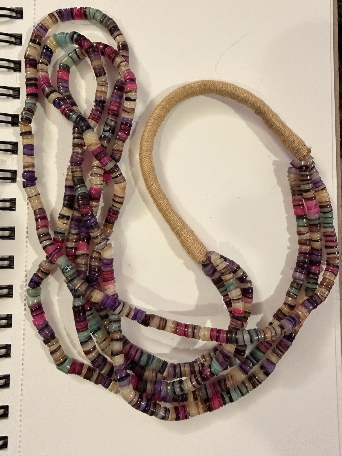 Multicolor Beaded Long Necklace, Ball/Bead Chain, Beads Material