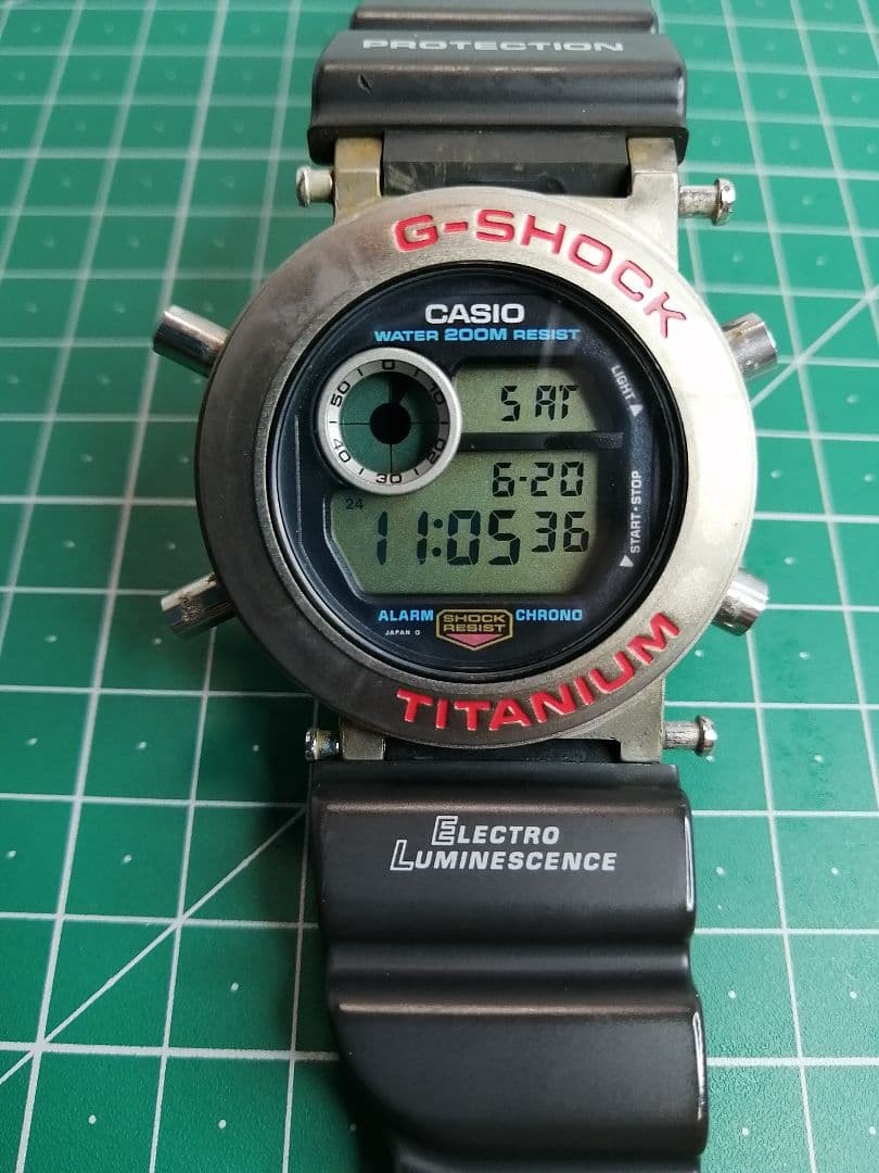 Casio G-Shock DW-8200, new battery, Frogman model, cleaned.