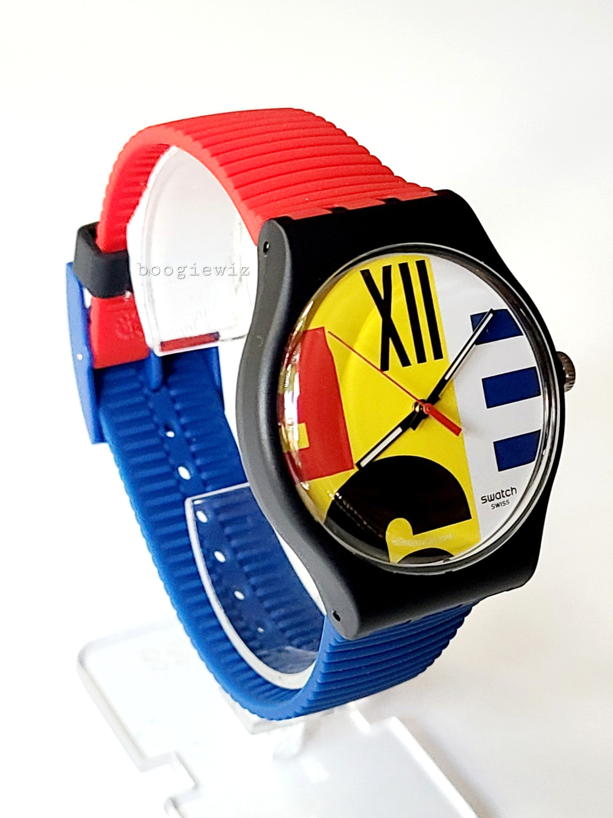 SWATCH SWISS MADE SUOB171 REVIVAL 9 TO 6 MODEL WATCH REMAKE OF 6 TO 9 NEW IN BOX