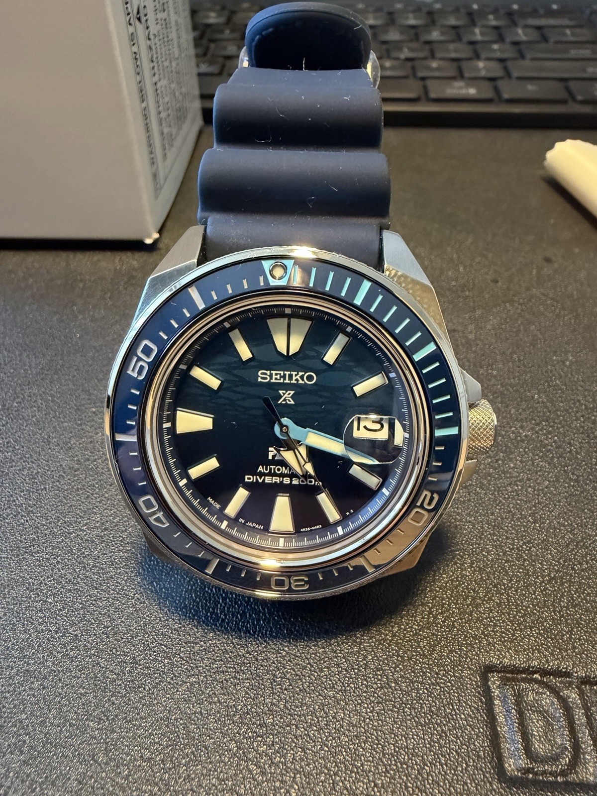 Seiko Men’s Prospex Blue Watch SRPJ93, PADI Dive Watch