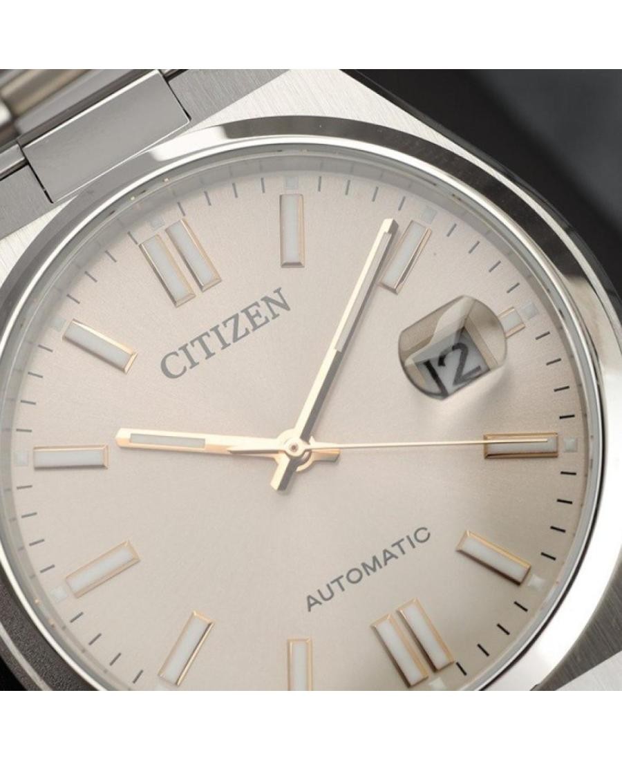 CITIZEN Men Analog Automatic Casual Watch Classic Dress Sand Dial Waterproof Rou