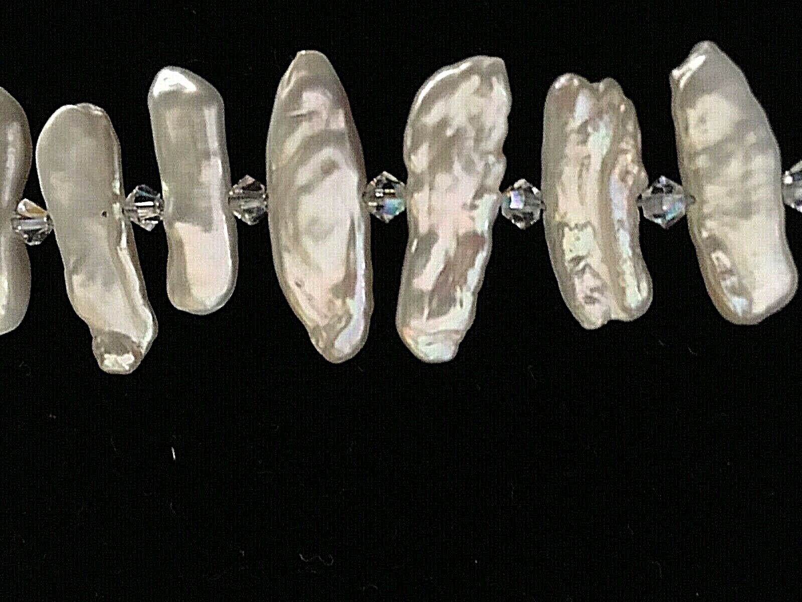 Biwi Baroque Stick Freshwater Pearl Bracelet Adjustable