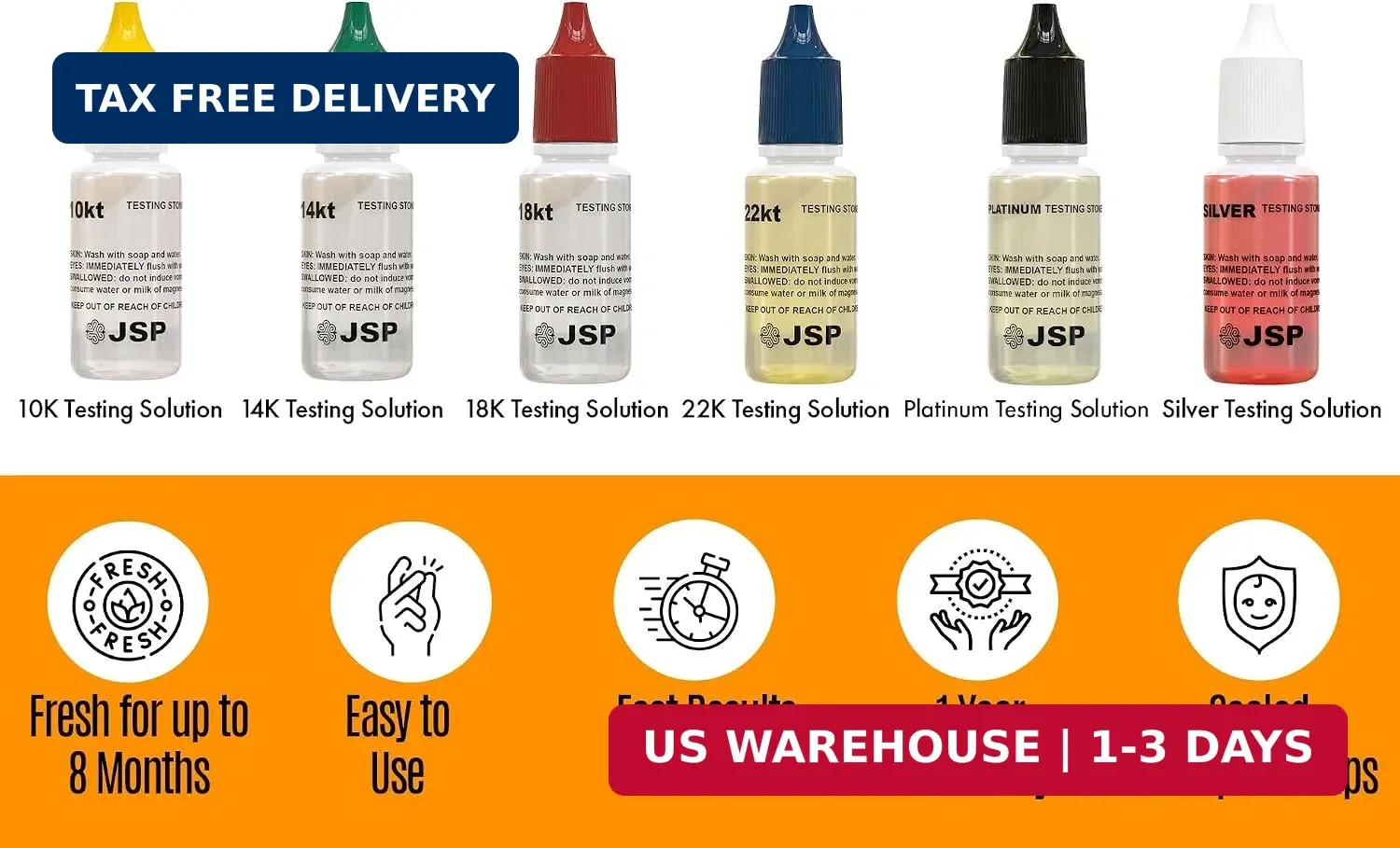 Purity Testing Kit for Diamonds Gemstones Moissanites Gold Silver and Platinum J