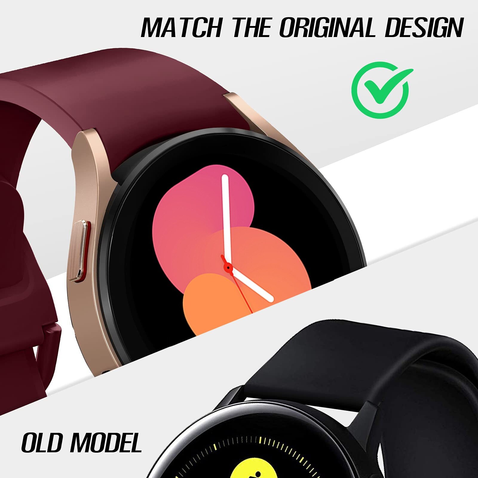 New Silicone Watch Band Strap For Samsung Galaxy Watch 4 5 6 7 40/44/43/47mm