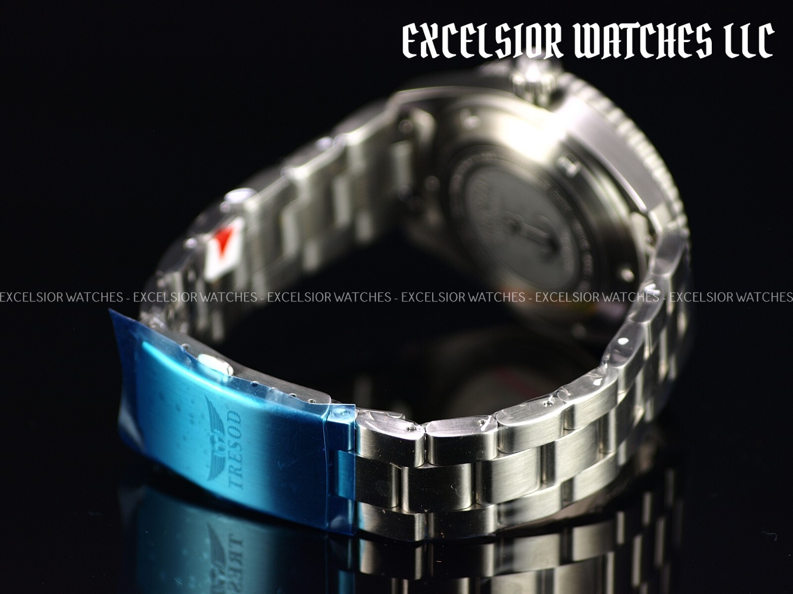 Tresod Men Ocean Master Swiss Made SW200 Automatic Lume Dial Ceramic Bezel Watch