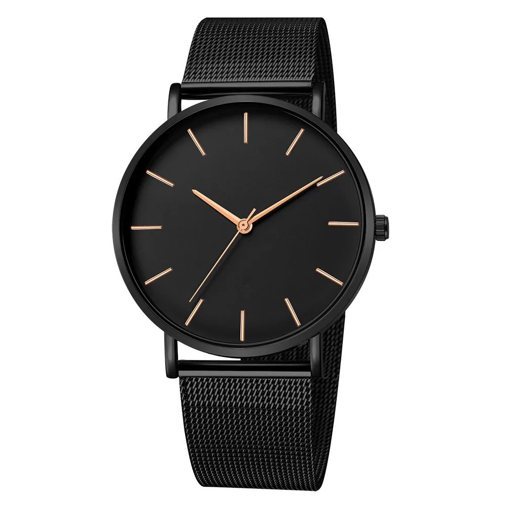Rose Gold Watch for Women, Elegant Bracelet, Quartz with Starry Sky Dial