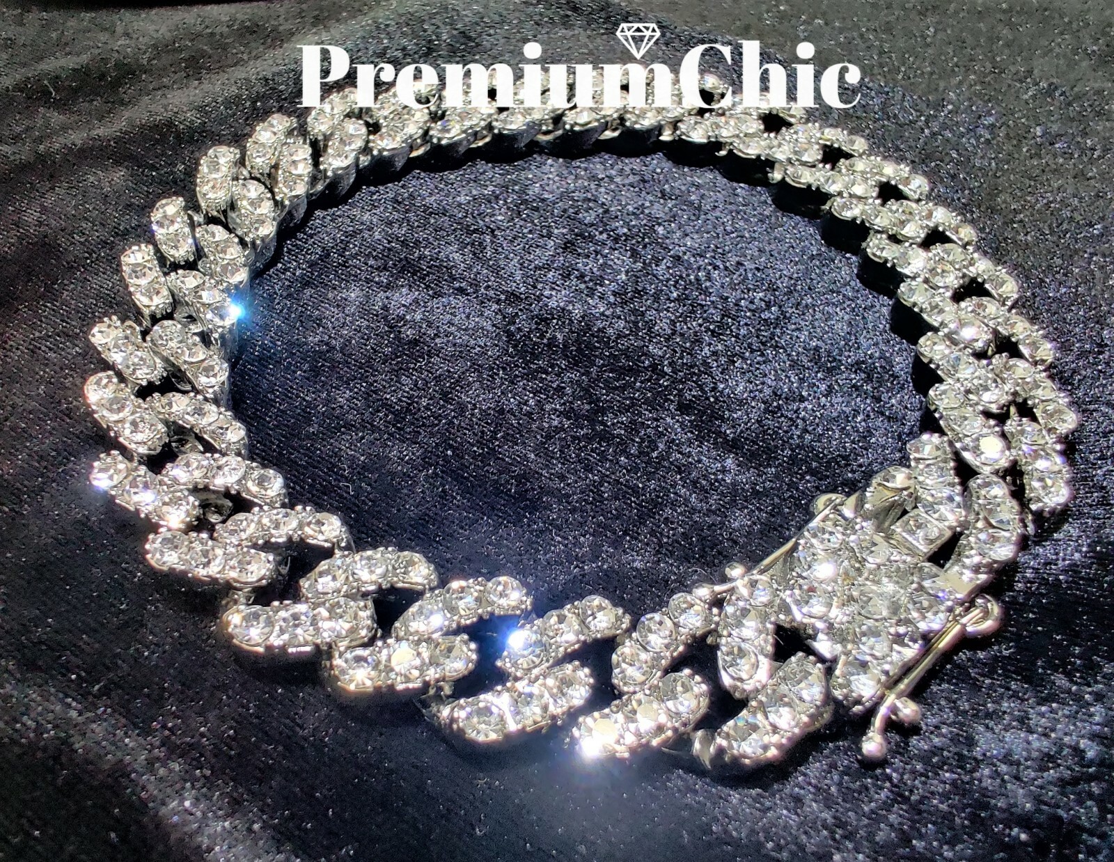 ICED Miami Cuban Designer Link Chain Mens Hip Hop Plated CZ Jewelry COMBO SET