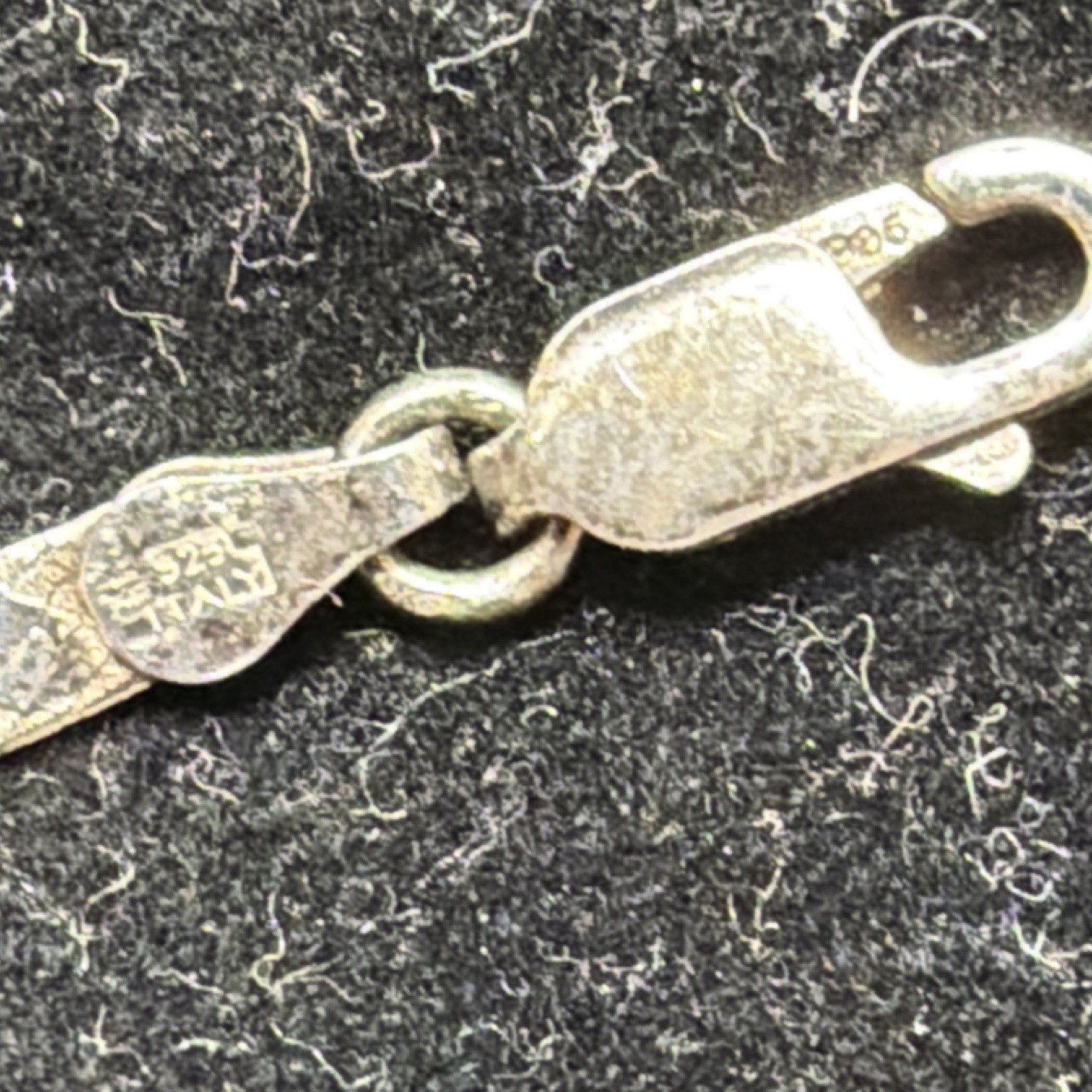 925 Sterling Silver Herringbone Chain Necklace, Silver Color, Lobster Clasp 18”