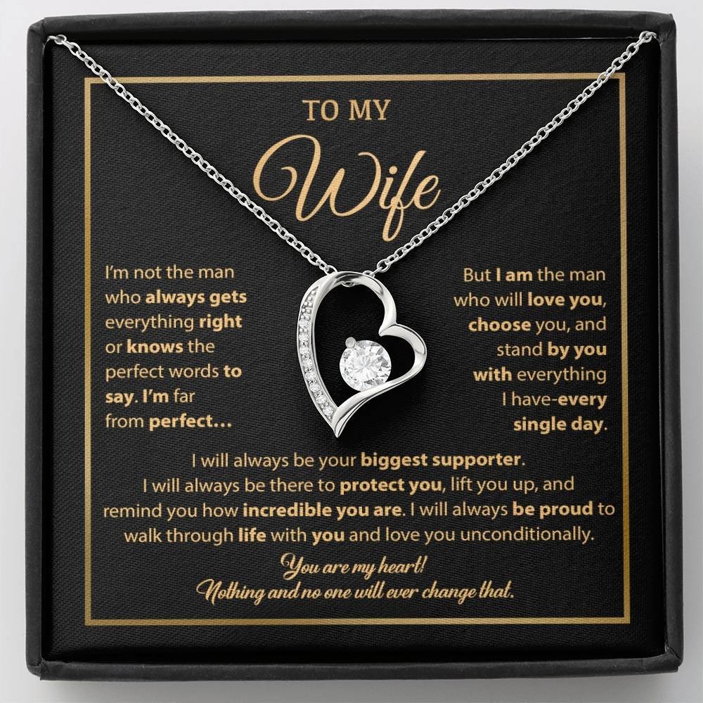 Wife Necklace Anniversary Birthday Gift Romantic Jewelry For Her