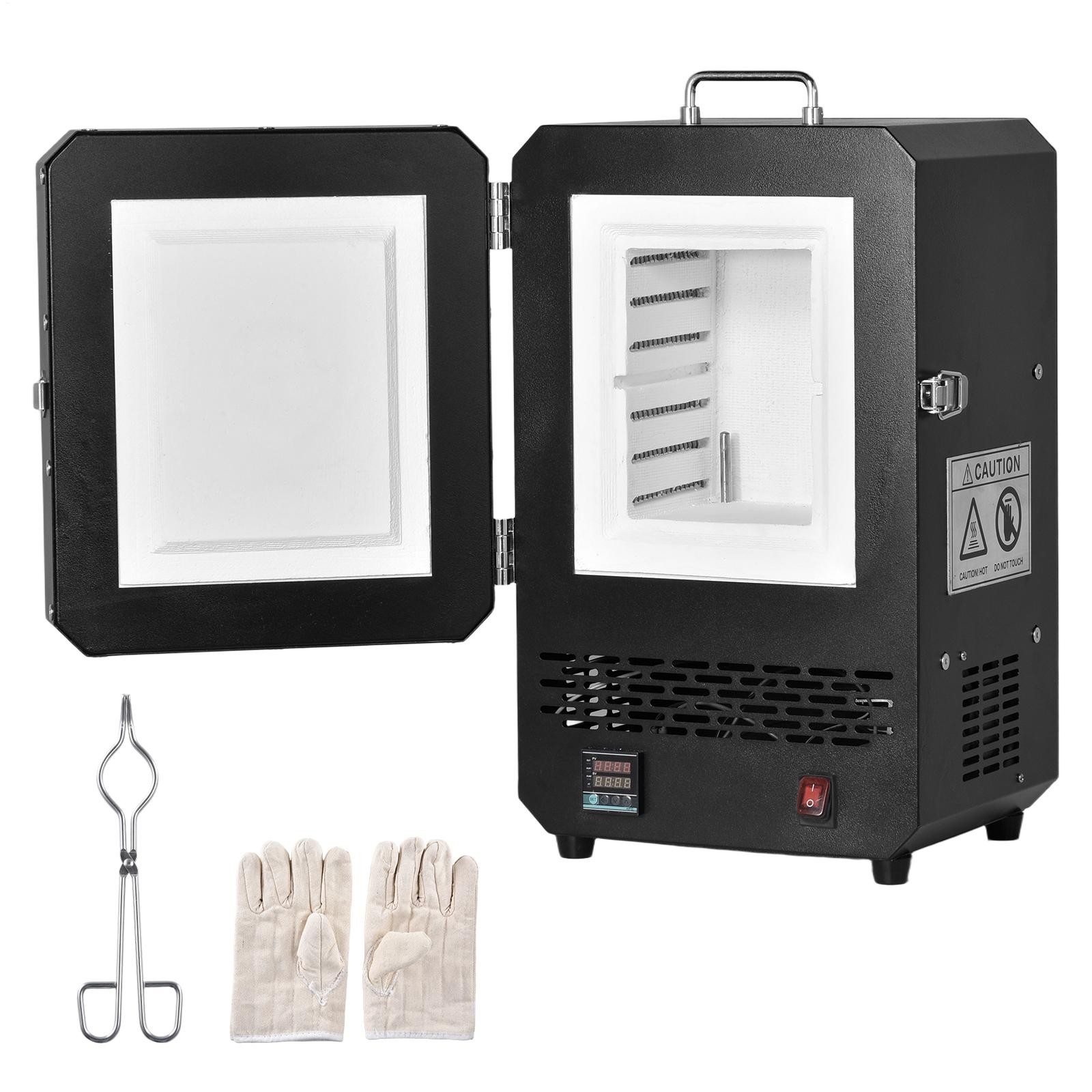 New Tabletop Kiln Melter 1500W Electric Melting Furnace for Wax Casting Metal