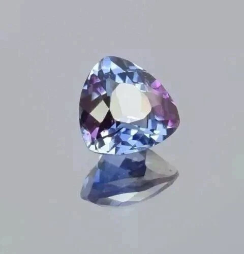AAA 5.80 Ct Treasury Natural Ceylon Bi-color Sapphire Loose TrillionGemstone