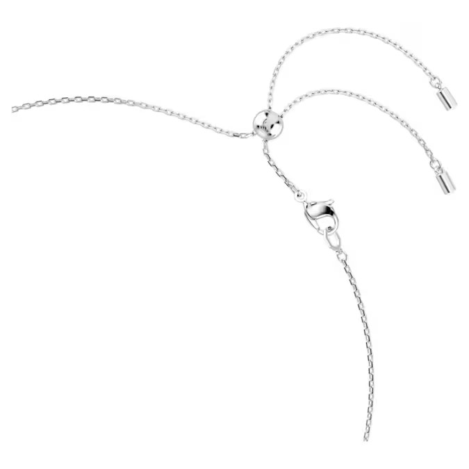 Swarovski Constella Necklaces Mixed cut, white, rhodium plated