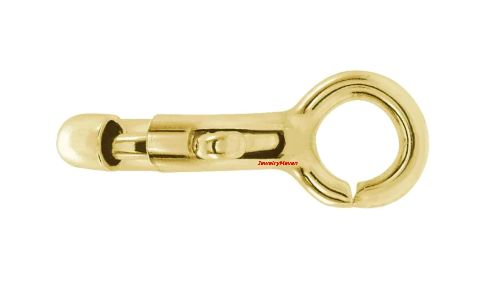 (10) 4.5mm 14k STANDARD WEIGHT Solid Yellow Gold Spring Ring Clasp OPEN Jump