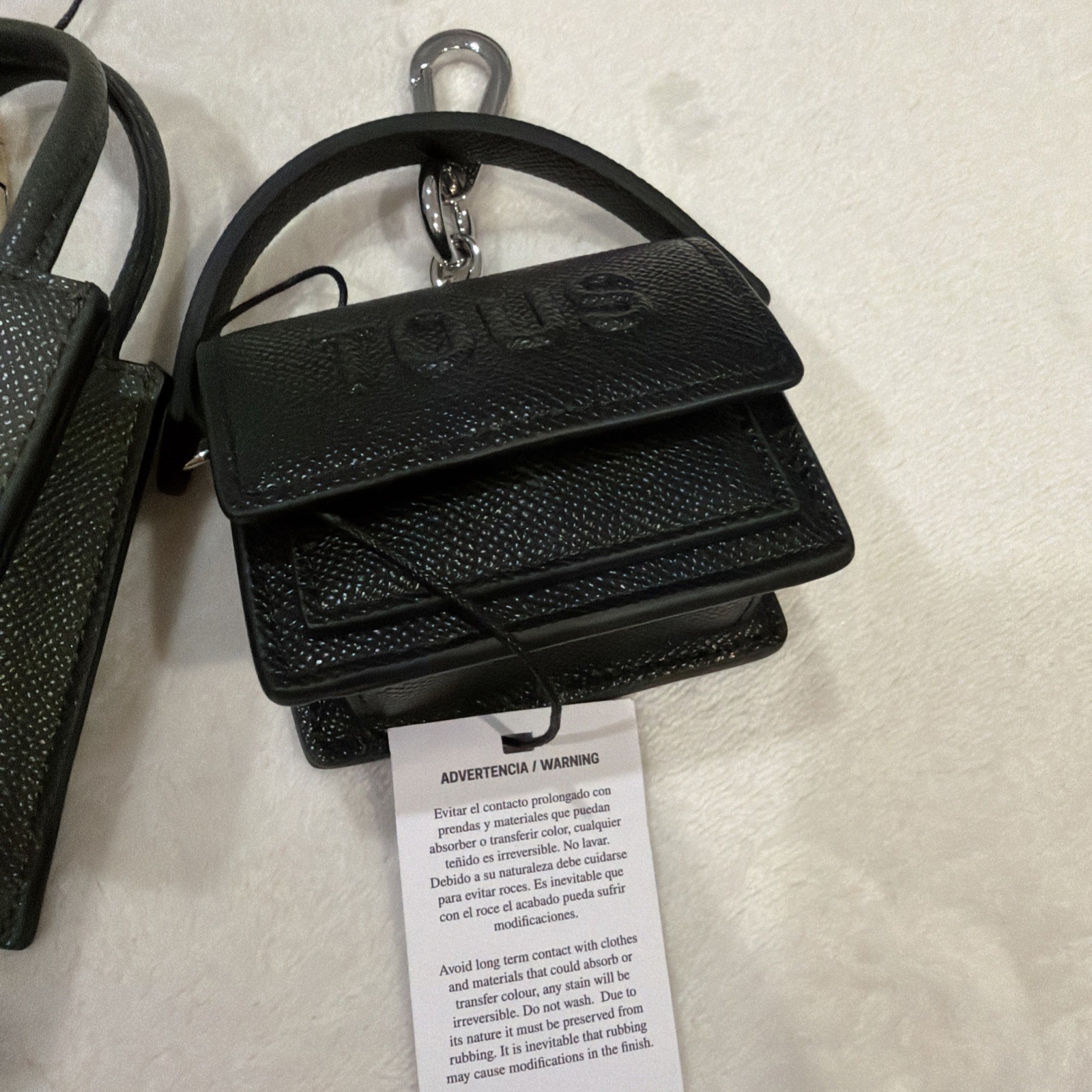 TOUS 2 Charm Bag Accessories Chain Handbags and 1 Tous Rounded Jewelry Case!