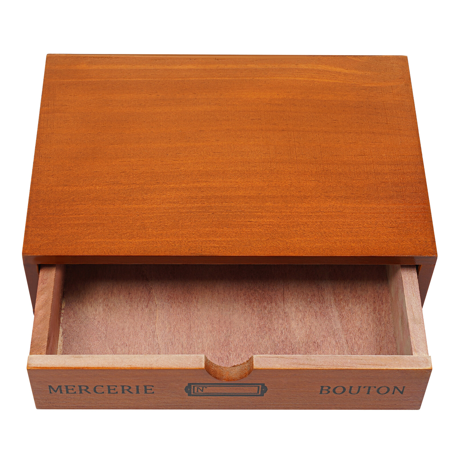 Single-Drawer Storage Box, Wooden Desktop Jewelry Organizer, Desktop Drawer Box