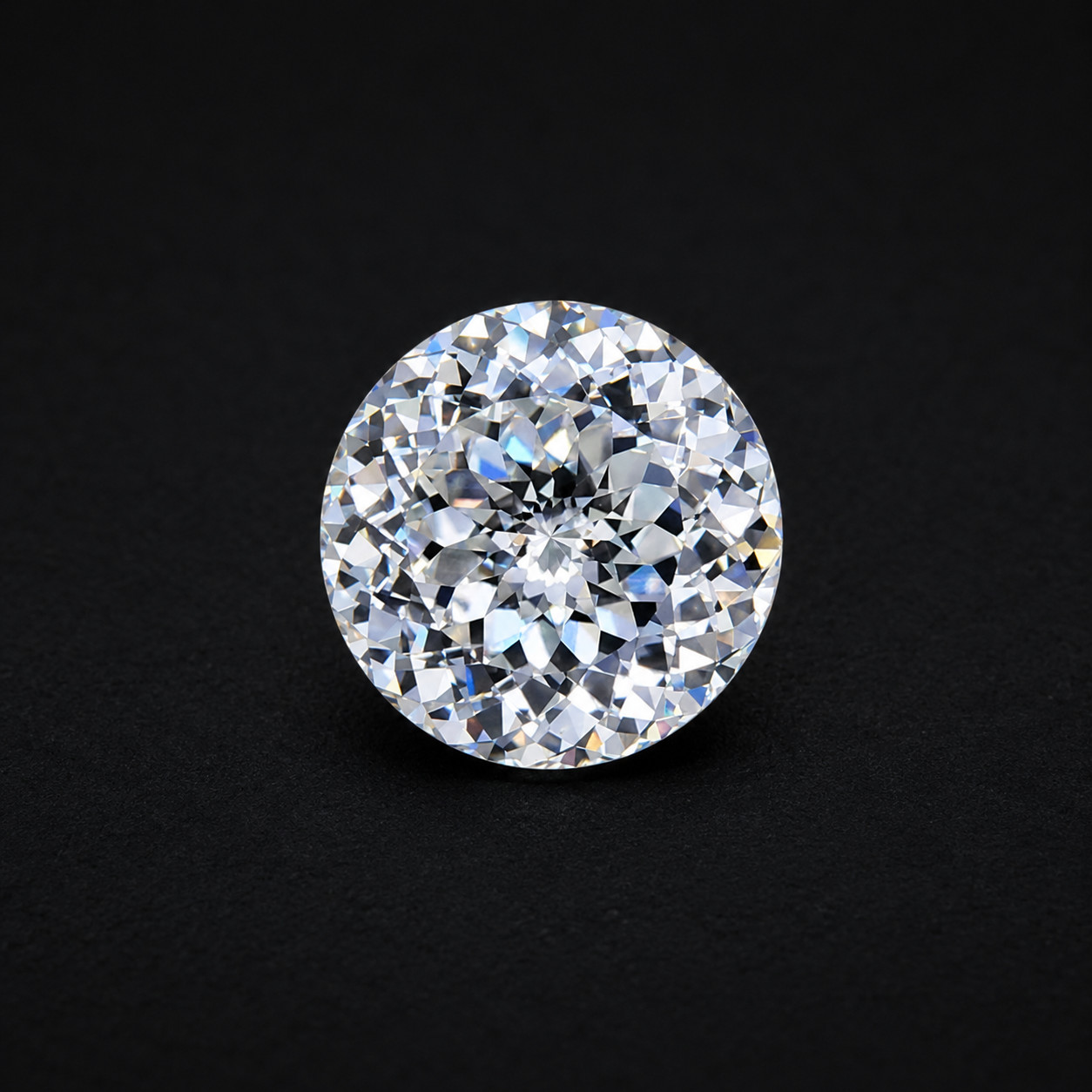 6.50 mm Portuguese 1.02 Ct D color Lab grown VVS2 Clarity GIE Certified Diamond