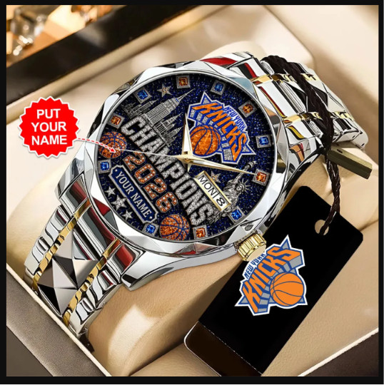 HOT!!! Personalized Knicks NBA Finals Champions 2026 Alloy Luxury Quartz Watch