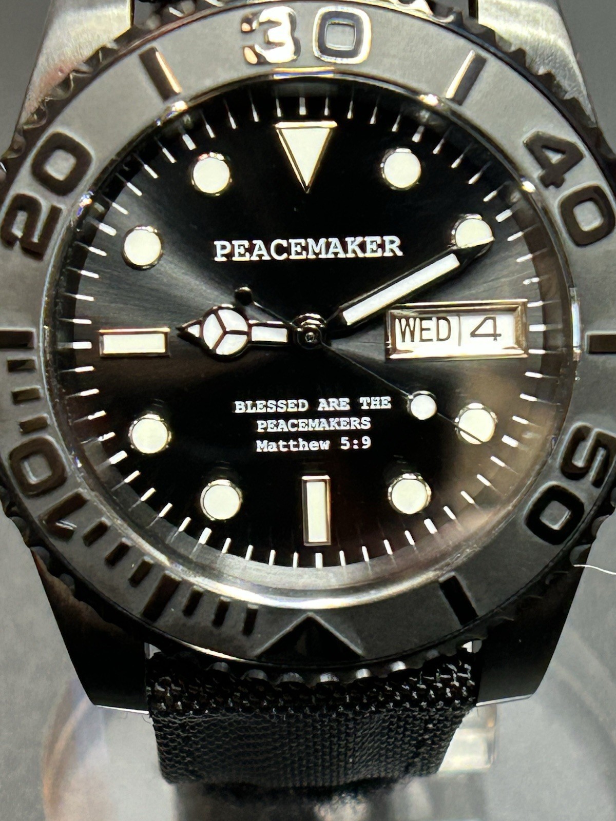 Sevin Custom Peacemaker Automatic Watch NH36-Police Law Enforcement