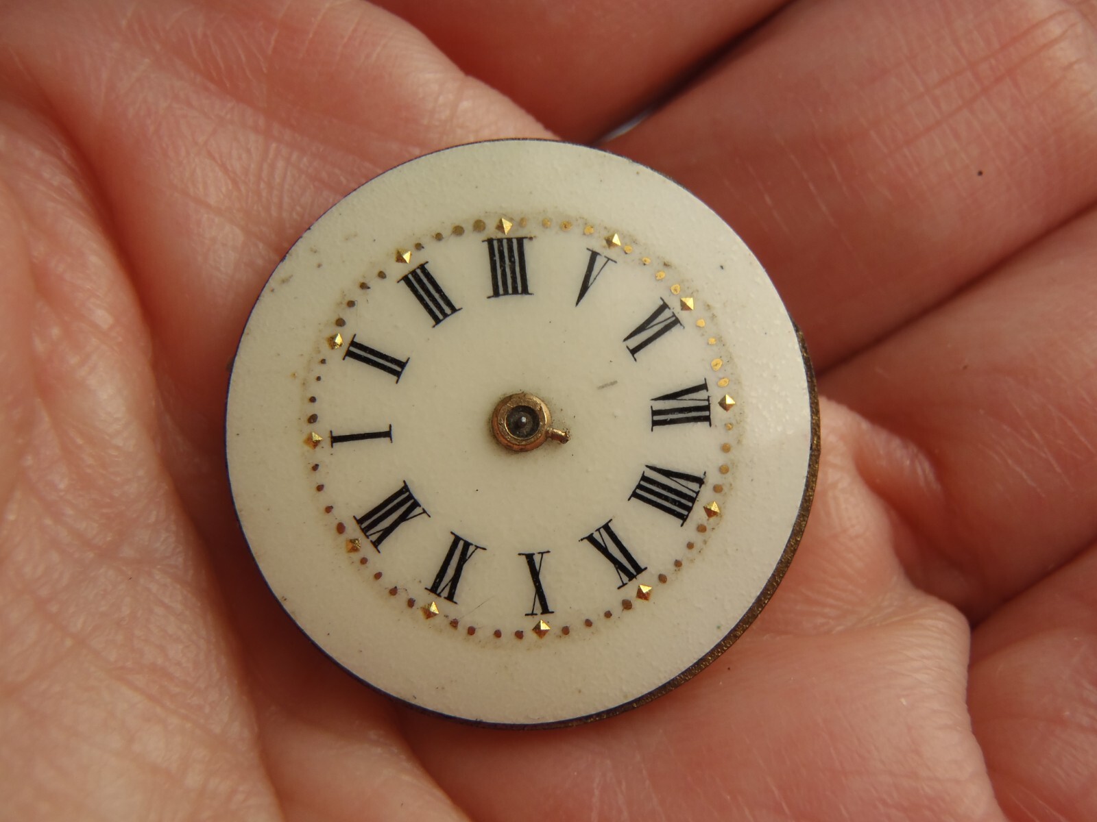 Vintage Manual Wind Watch Movement 23.9mm Across For Parts
