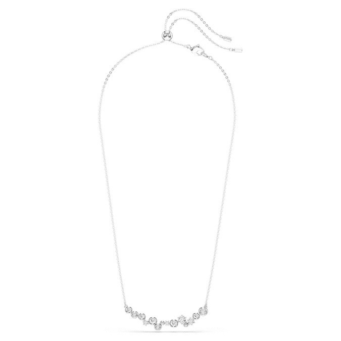 Swarovski Constella Necklaces Mixed cut, white, rhodium plated