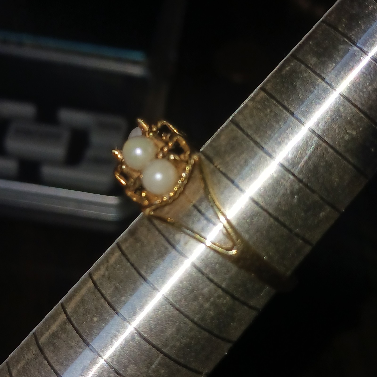 Gold Scrap Ring 2 grams Plus (Including stone ) 10k , Missing Stone