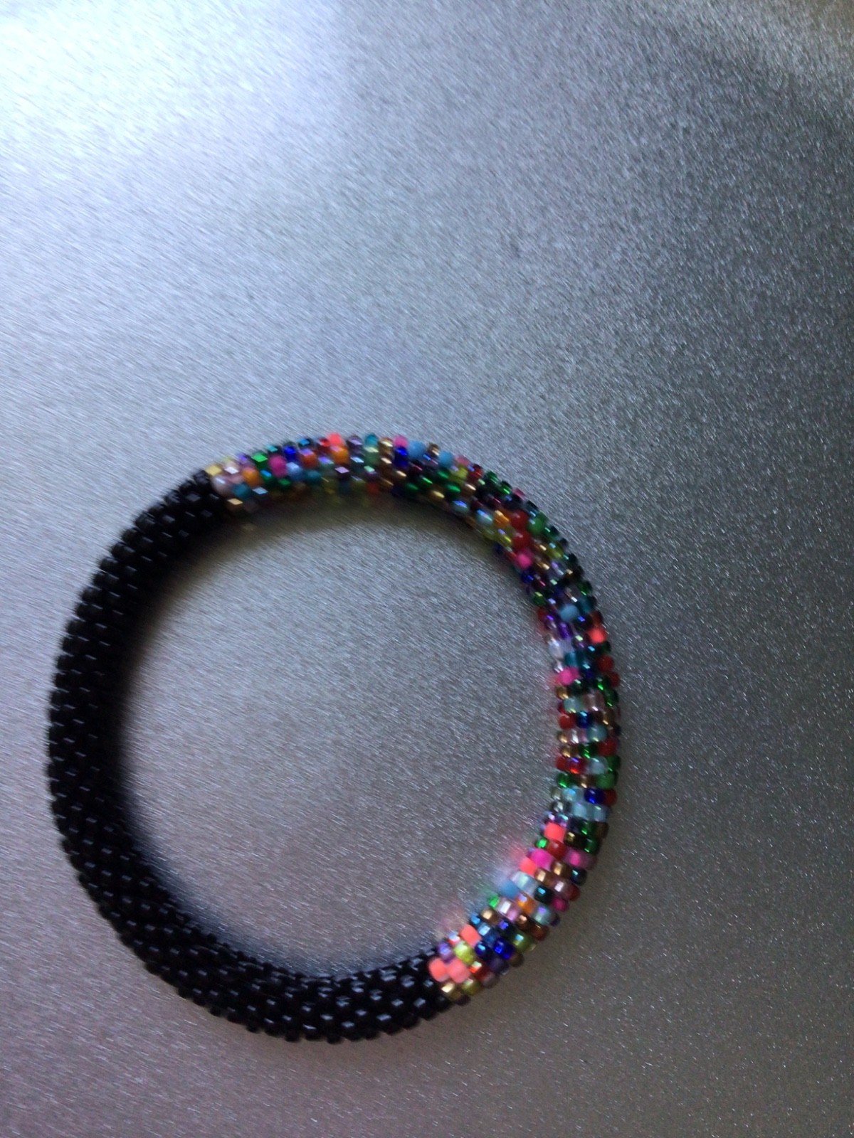 UNIQUE MULTICOLOR COMBINATION, 7″ ROLL ON SASHKA BRACELETS, 12 PCS