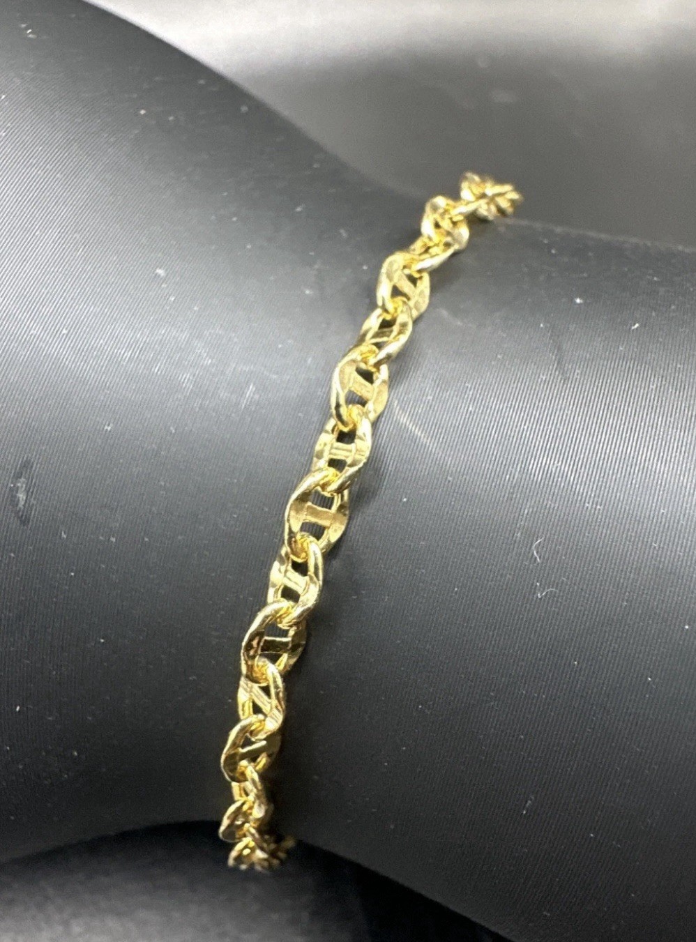 10k Yellow Gold Twisted Mariner 3.6mm 7.5”