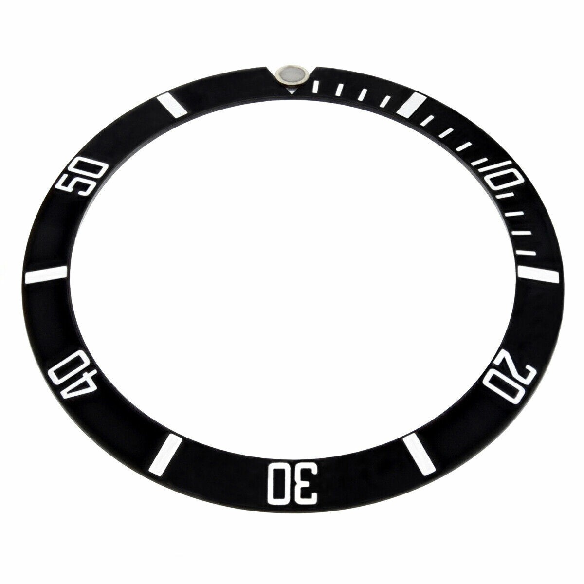 REPLACEMENT BEZEL INSERT BLACK FOR WATCH 38.00MM X 30.50MM