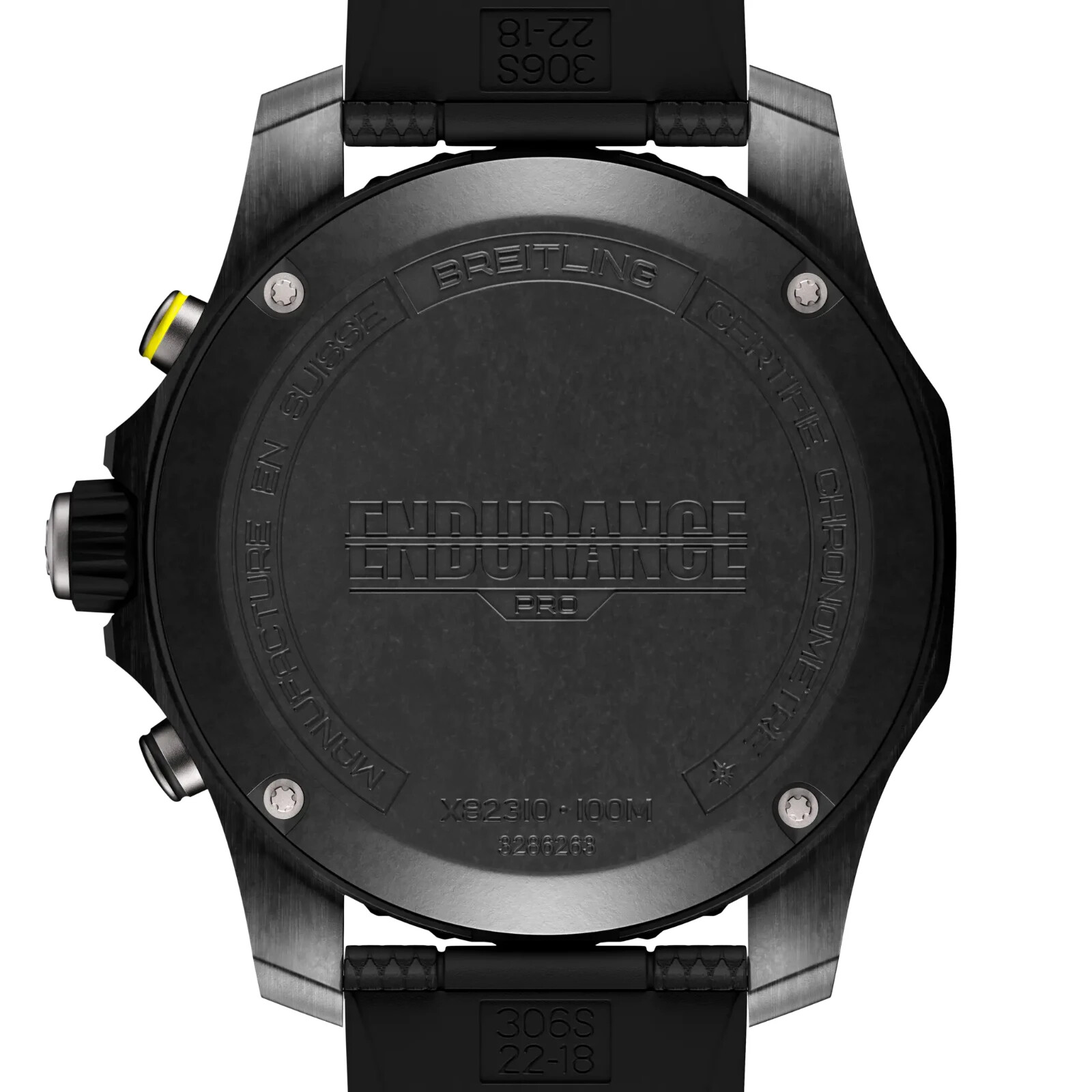 NEW BREITLING ENDURANCE PRO CHRONOGRAPH BLACK RUBBER STRAP WATCH X82310E51B1S2