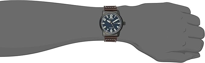 Citizen Men’s Eco-Drive Weekender Garrison Field Watch in Black Ion Plating Stai