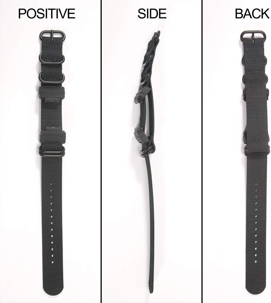 16mm Adapters and HD Conversion RAF Nylon Watch Strap Kit Replacement for GSh…
