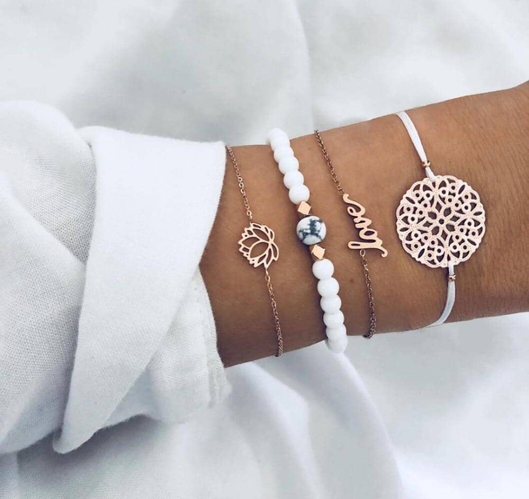 Bohemian Bracelet Sets Multilayer Boho Charm Bracelets 19 Styles