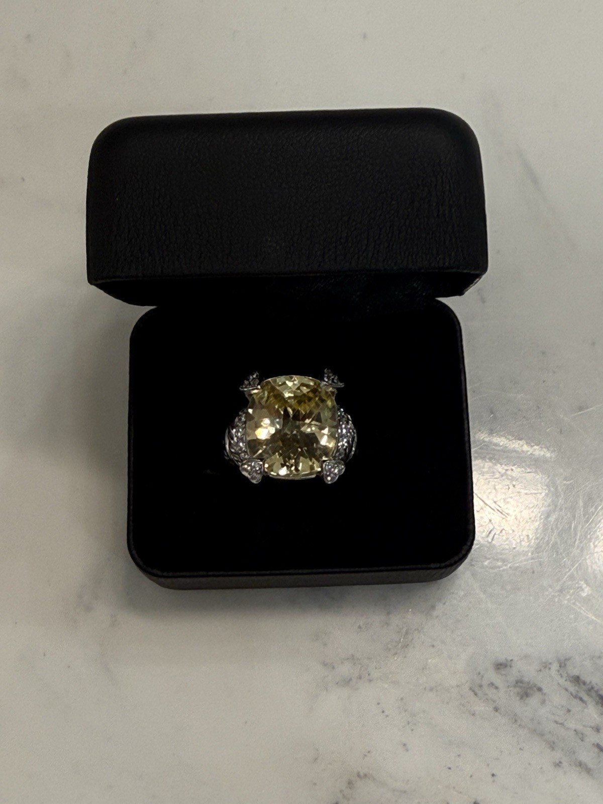 Yellow Gemstone Ring