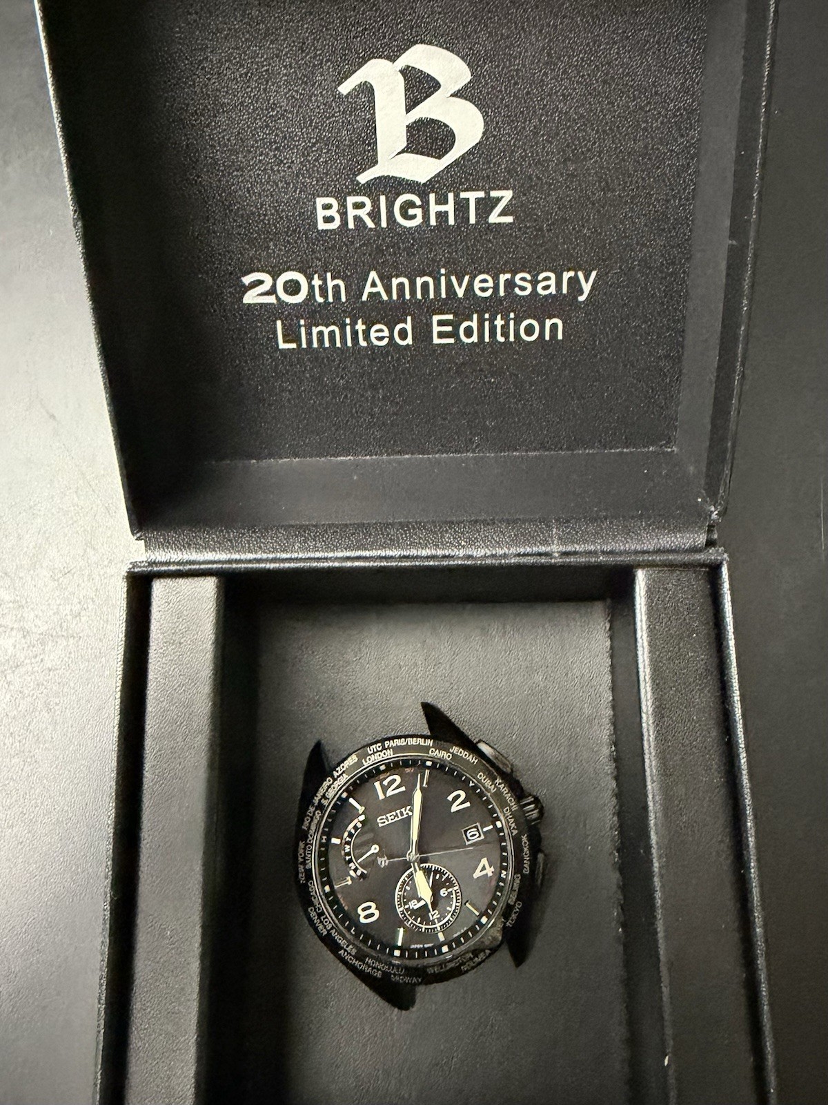 Seiko Brightz SAGA295 20th Anniversary Limited Edition 1000 Solar Radio JDM